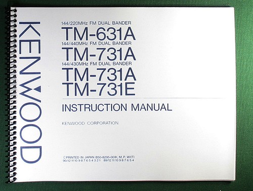 Kenwood 631a 731a - kenwood, tm-631a/731a