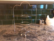 Vintage Silver Plated 3 Tier Cake Stand