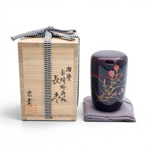 Wajima lacquer maki natsume - maki-e,