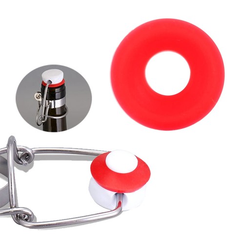 25pcs red silicone grolsch - silicone,