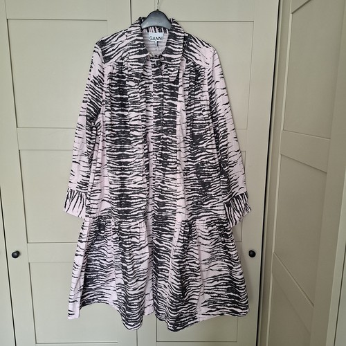 Ganni organic cotton gathered - ganni,