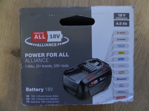 Genuine bosch pba 18v 0ah - bosch, 4.0ah