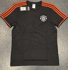Vintage Deadstock adidas Manchester United T-Shirt - Large - Blk/Ora