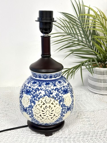 Blue white ceramic - blue,