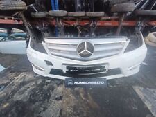 Mercedes C Class W204 Complete Front BUMPER AMG WHITE 650 SALOON COUPE
