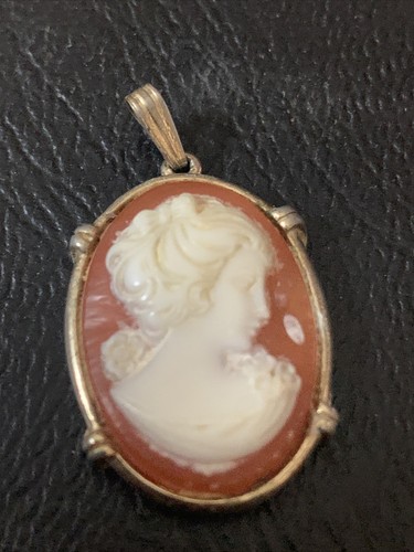 Antique shell cameo - antique,