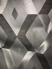 15mx1.45m wide of grey thenon graphite diamond villa nova curtain fabric