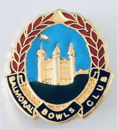 Balmoral bowling club - balmoral, badge