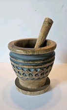 Old Handcarved Deep Wooden