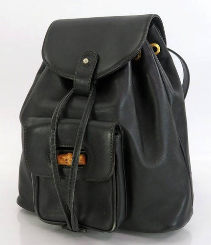 Authentic gucci black leather - gucci,