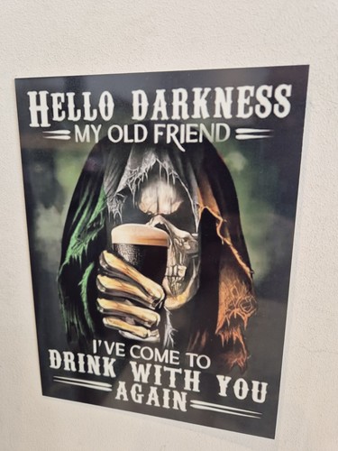 Guinness hello darkness metal - hello,