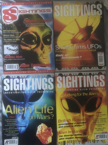 Sightings magazine bundle - x,