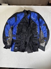 Akito Python Waterproof Motorcycle Jacket Removable Liner CE Armoured Blue M