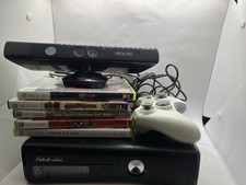 Microsoft Xbox 360 250GB Slim Console And Kinect Bundle Complete 10 Games Tested