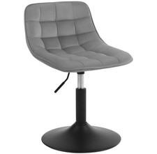 WOLTU 1/2 x Breakfast Bar Stool Swivel Velvet Padded Seat Home Chair Cafe Seat