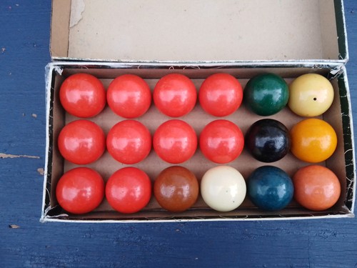 Vintage set billiard - vintage, 18