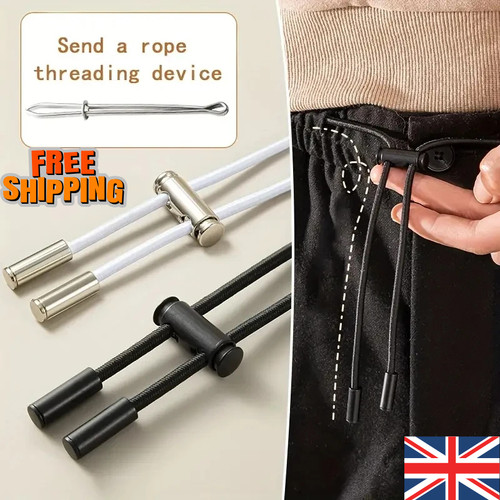 Elastic drawstring cord - cord, w/