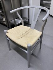 Wishbone Chair Grey Wood (3 chairs left)