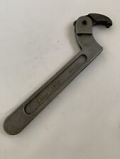 Vintage Armstrong Spanner Wrench USA 34-358 Adjustable Hook  1-1/4" - 3"