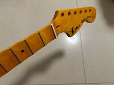 Yellow Full Scalloped Guitar