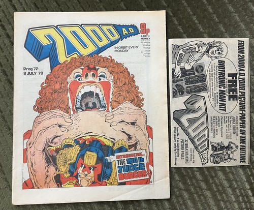 2000ad prog comic nice - 2000ad, #72