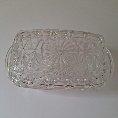 Vintage glass butter - butter, dish