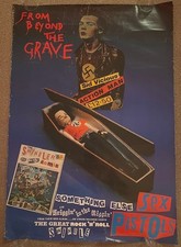 Sex Pistols Sid Vicious '79 ORIG UK Virgin Promo In-Store Poster +COA Punk PIL
