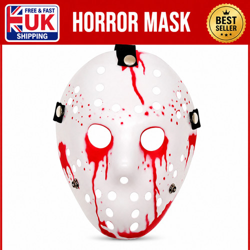 Horror mask white halloween - mask,