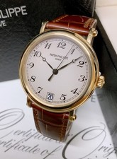 Patek Philippe Calatrava 36mm 5053J-001 Officer's Watc B&P 2004 Serviced in 2023
