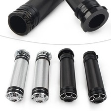 1" Billet Cut Handle Bar Hand Grips For Fit Sportster Touring Glide Dyna Softail