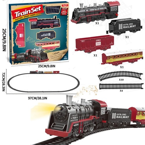 Electric train set toy with - set,