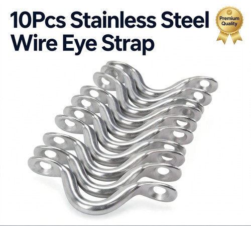 10pcs handle 4mm stainless - 4mm,