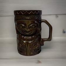 Small Vintage Ceramic Tiki Mug