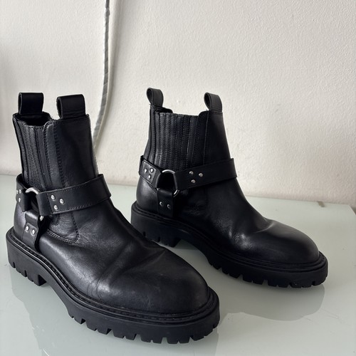 Zara leather biker - zara, chelsea