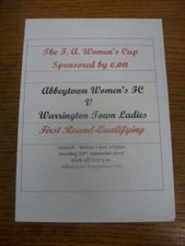 27/09/2009 Abbeytown Womens v