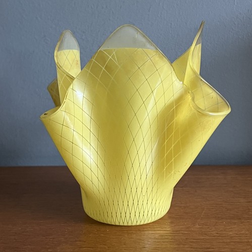 Vintage glass yellow - vintage,