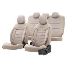 Car Seat Covers Fabric Beige