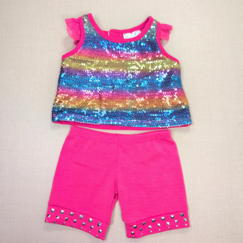 Build bear rainbow sequin - build,