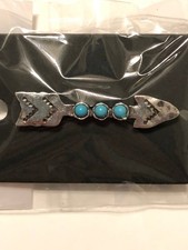 Hat Pin Arrow Shape Silver