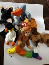 Ty McDonald's Vintage Teenie Beanie Babies Bundle of 8 Plush Soft Toys