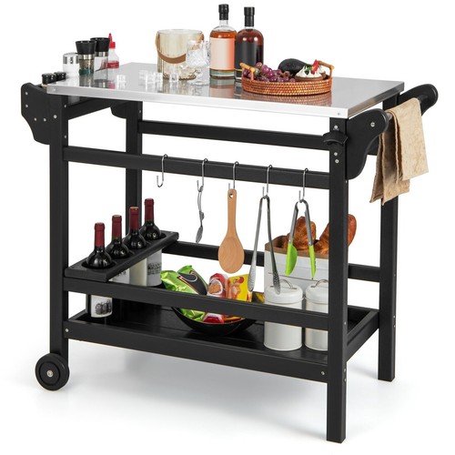 Costway movable outdoor dining - costway,