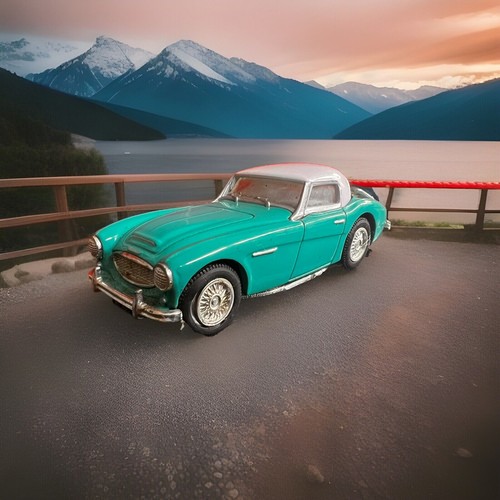 Corgi austin healey 3000 - corgi,