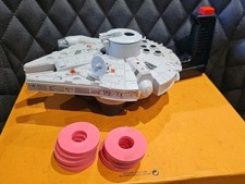 Milton Bradley 1996 Star Wars Millennium Falcon Space Foam Disk Shooter Working 