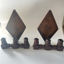 Antique Hand Carved Painted