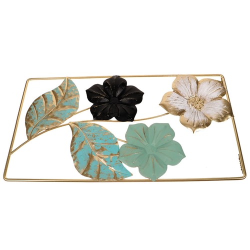 Metal flower wall art - metal,