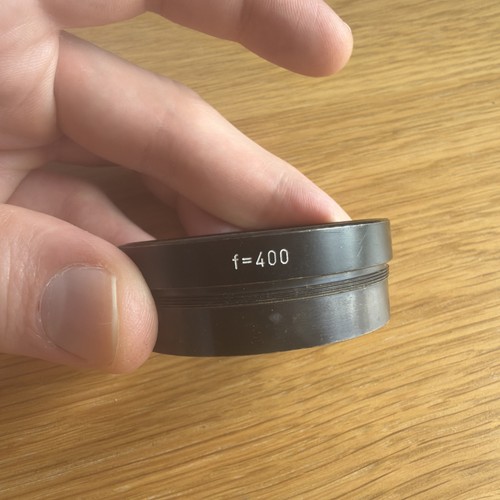 Zeiss 400 lens - lens, diameter
