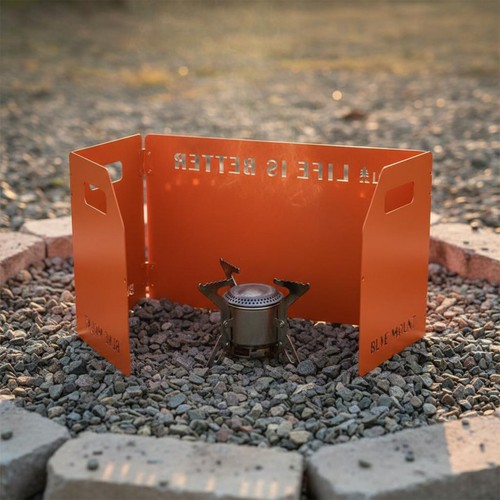 Folding cooker windscreen - folding,