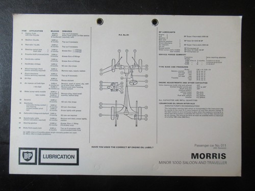 Morris minor 1000 saloon - minor,