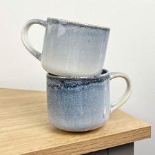 Mug Set of 2 Stoneware BLUE