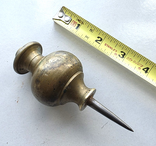 Antique brass plumb bob - ,